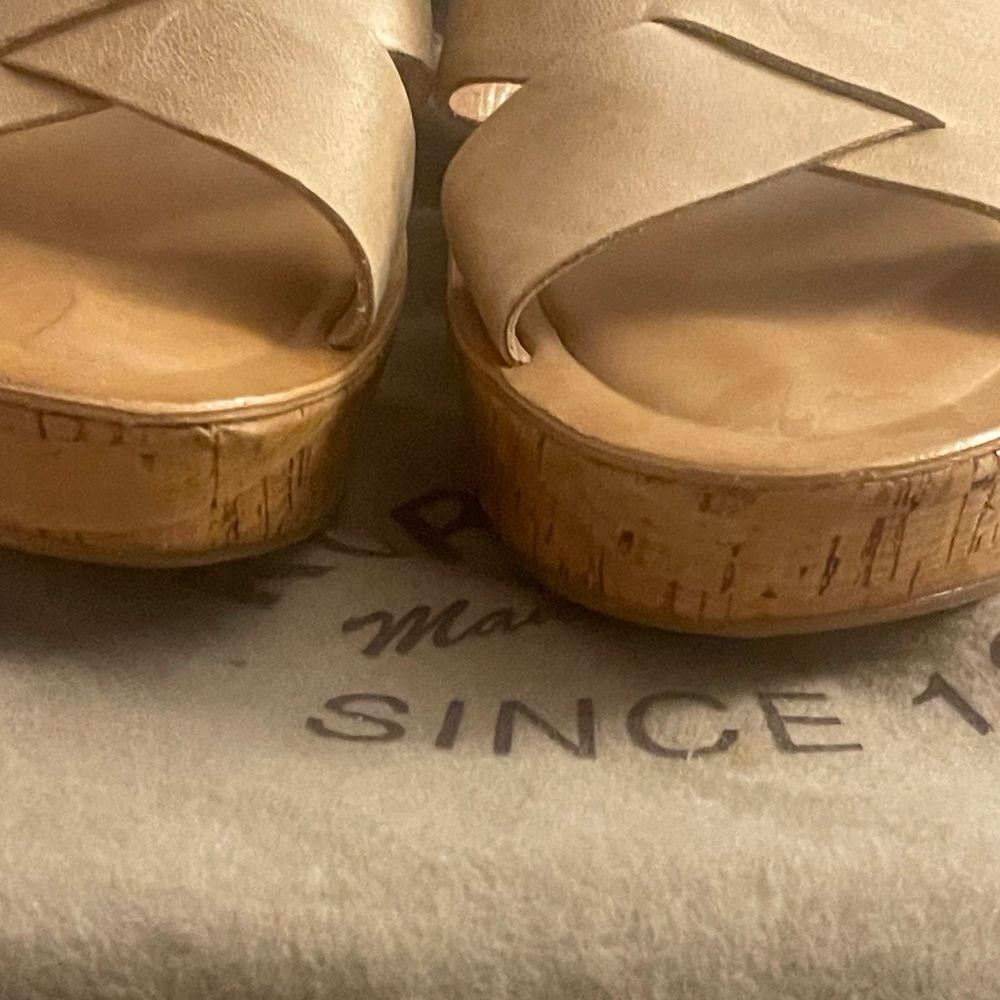 Kork-Ease Tan Platform Sandals - Picture 8 of 10